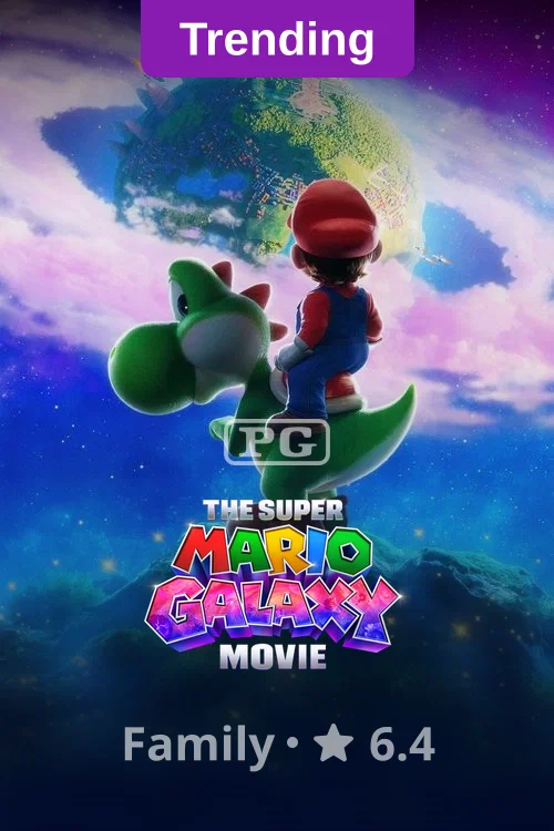 The Super Mario Galaxy Movie poster